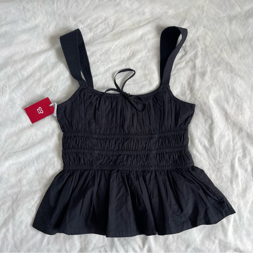 Aritzia Sunday Best Black Martine Top